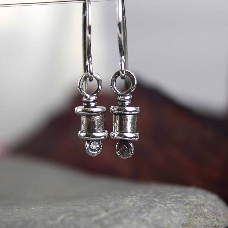 sterling silver  earrings Reels