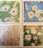 Greeting cards pack of 4 - The White Collection