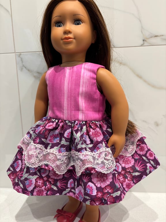 Flowers and Lace Dolls Dress