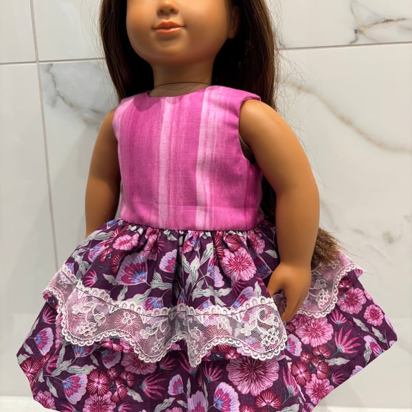 Flowers and Lace Dolls Dress