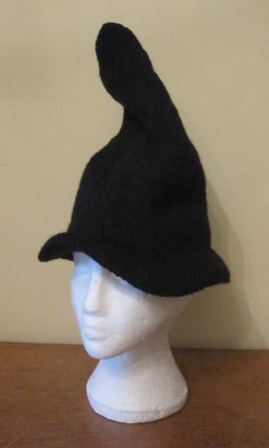 Hand Knitted Halloween Witch's Hat