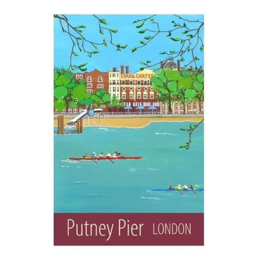 Putney Pier London - unframed