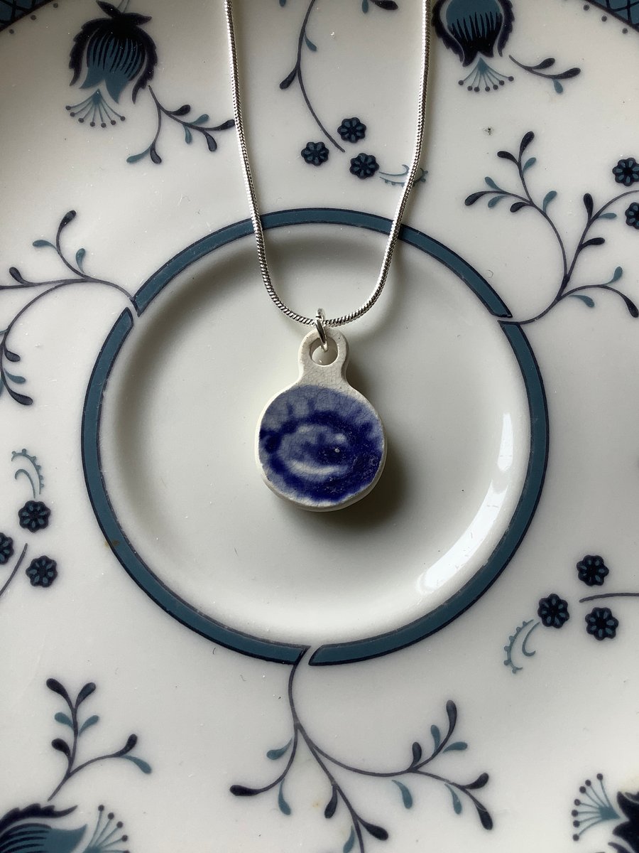 Handmade Ceramic Pendant One of a Kind Unique Eco Friendly Gifts