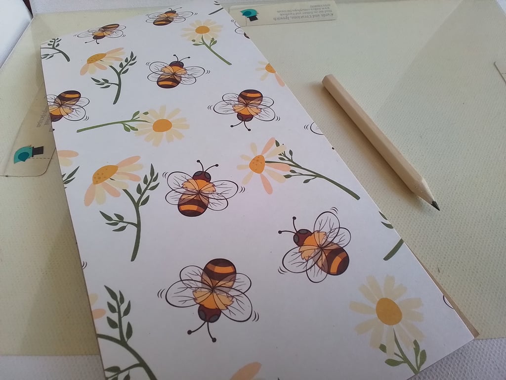 Shopping list. Bees. Shopping list pad. Ref 977
