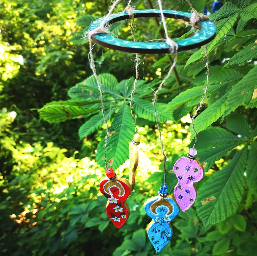 Flower Goddess Hanging Mobile