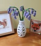 forever flowers, macrame Bluebells in a vase - Image 5