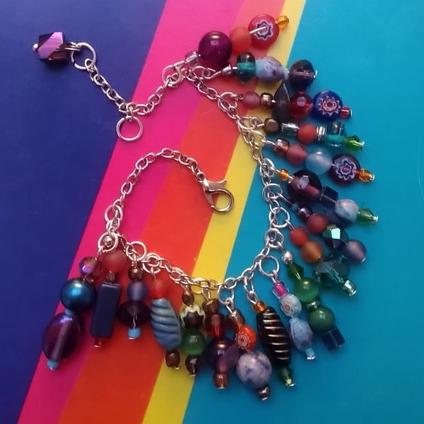 Gorgeous Recycled Beaded Bracelet