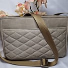 Faux Leather Crossbody Bag