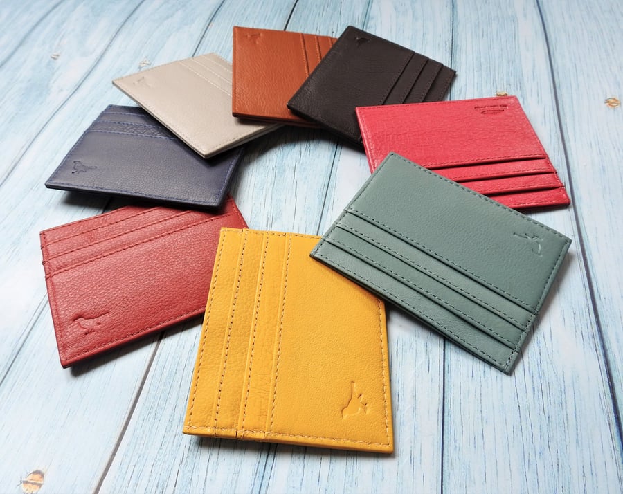 Leather Card Holder, Leather Card Case, Business Card Case, Card Cover