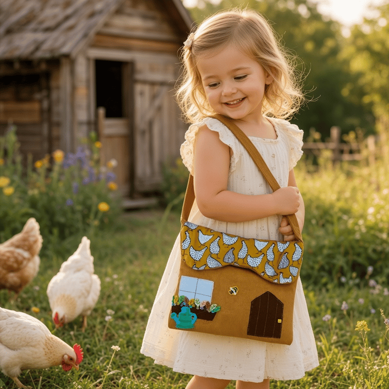 Rooster Cottage Over the Shoulder or Cross Body Bag