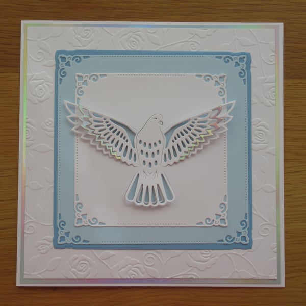 Dove Card - Blue
