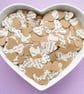 Alice In Wonderland Kraft Confetti Hearts - Wedding Engagement Party Decor - Image 1