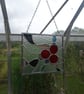 Beautiful Stained Glass Suncatcher with Lava Flow in Mind - Image 3