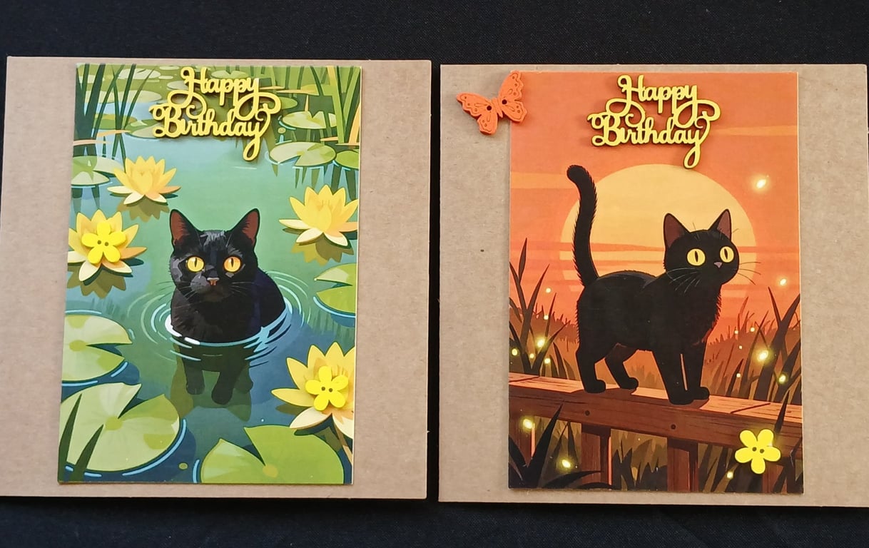 Pack of 2 birthday cards