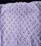 Baby girls cardigan hand knitted in sparkly mauve 2 - 3 years 26 inch chest - Image 4