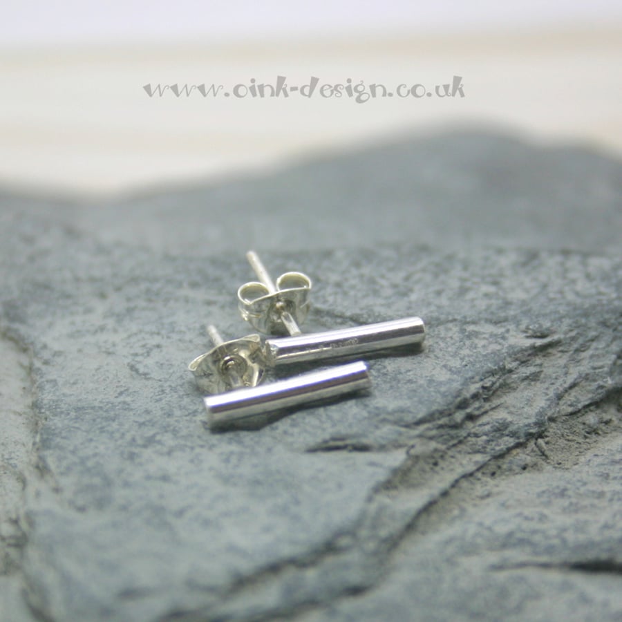  Sterling silver stud earrings