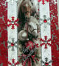 Hand Crafted Decoupage Chistmas Card - Happy Christmas (3382) - Xmas Pony Horse