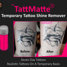 TattMatte Temporary Tattoo Shine Remover