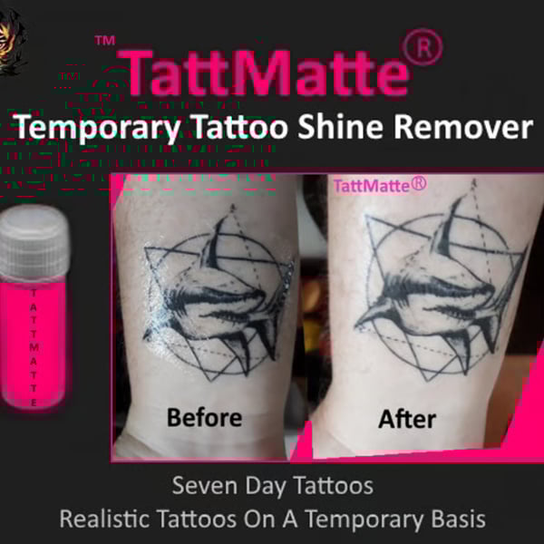 TattMatte Temporary Tattoo Shine Remover