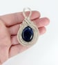 Wire Work Sodalite Necklace - Image 4