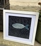 Hand embroidered fish in the sea. - Image 2