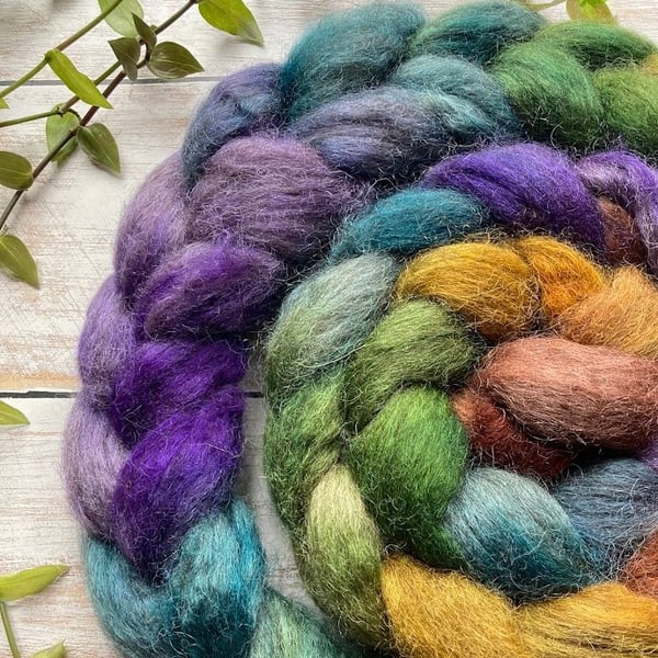 Gotland Spinning fibre 100g Bluebell Woods