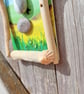 Pebble Puffin Driftwood Wall Art - Handmade Coastal Bird Art - One-of-a-Kind - Image 7