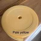 5 meters 1" (25mm) pale yellow  cotton bias binding  Buy 4 get one free
