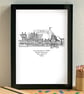 Marathon Skyline Personalised Art Print - Image 2