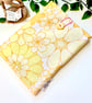 Handmade Vintage Fabric lemon Retro Floral Kindle Sleeve, E-reader pouch - Image 1