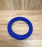 Blue Felt Bracelet. (433) - Image 1