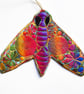 Seconds Sunday Moth Hanging Decoration Textile Art - Image 2