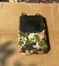 Camo-skull cross body phone bag - two pockets