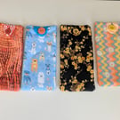 hand made cotton glasses case,  phone case, 