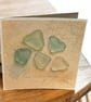 The Sea Smooths Everything with Time – Sea Glass Greeting Card. Coastal Card - Image 5
