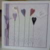 Heart Flower Get Well Card