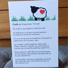 A6 The Lord is my Shepherd Greeting Card
