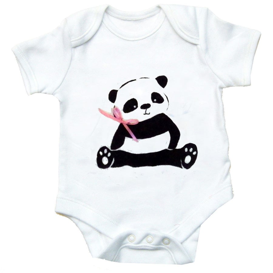Panda Baby Babygrow