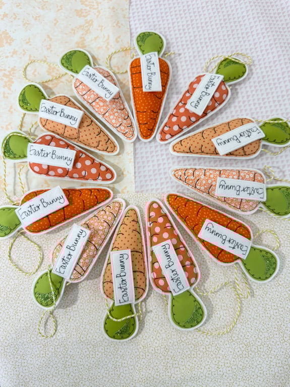 Easter Bunny Carrot Decoration 