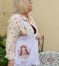 Katherine of Aragon Tote Bag – "Katherine is My Queen" – Organic Cotton Tudor Gi - Image 2