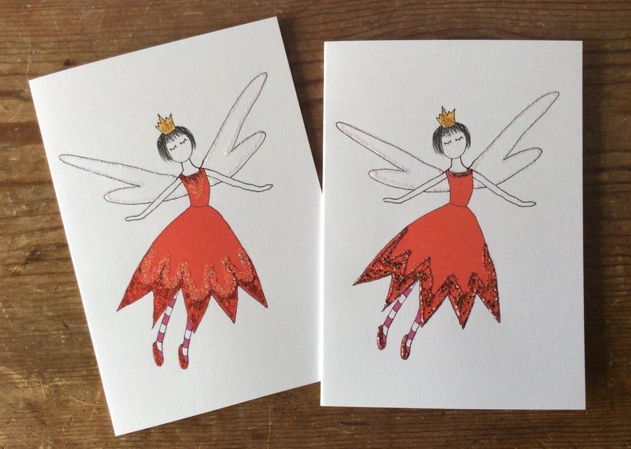 Penny fairy blank greetings cards. 