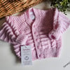 Designer Baby Girl's Hand Knitted Cardigan  3-9 months size