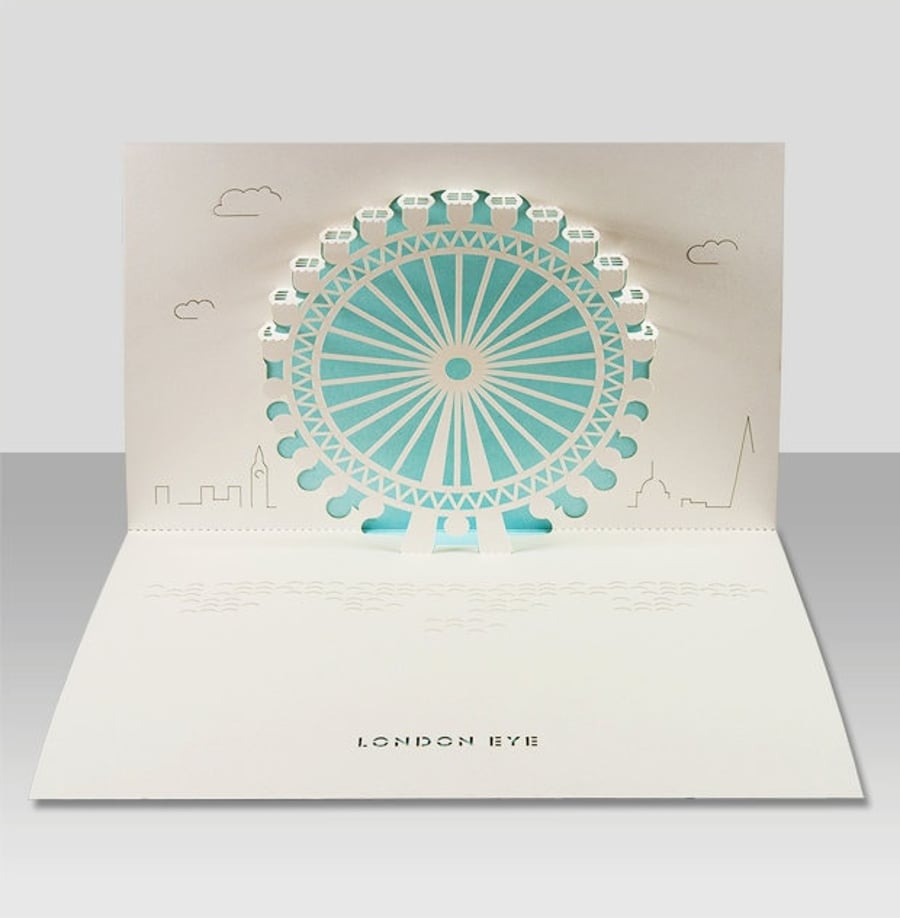 London Eye pop-up 3D card