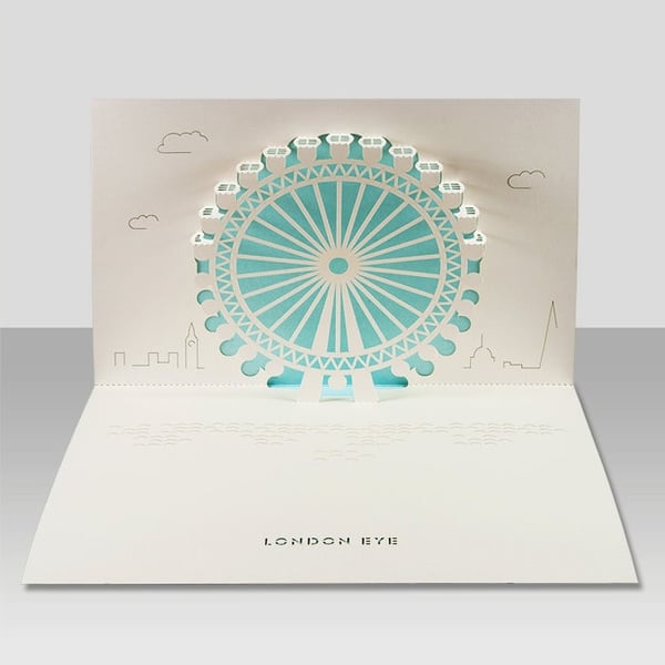 London Eye pop-up 3D card