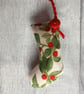 Three Scrapbox Stockings, Mini Christmas Stocking Tree Decorations - Image 7