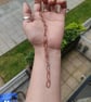 Handmade copper link bracelet - Image 2