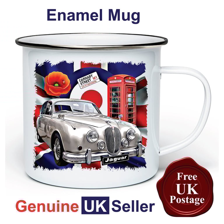 Unofficial Jaguar S Type Mug, Camping Mug, Hiking Mug, Fishing Mug, Outdoor Mug,