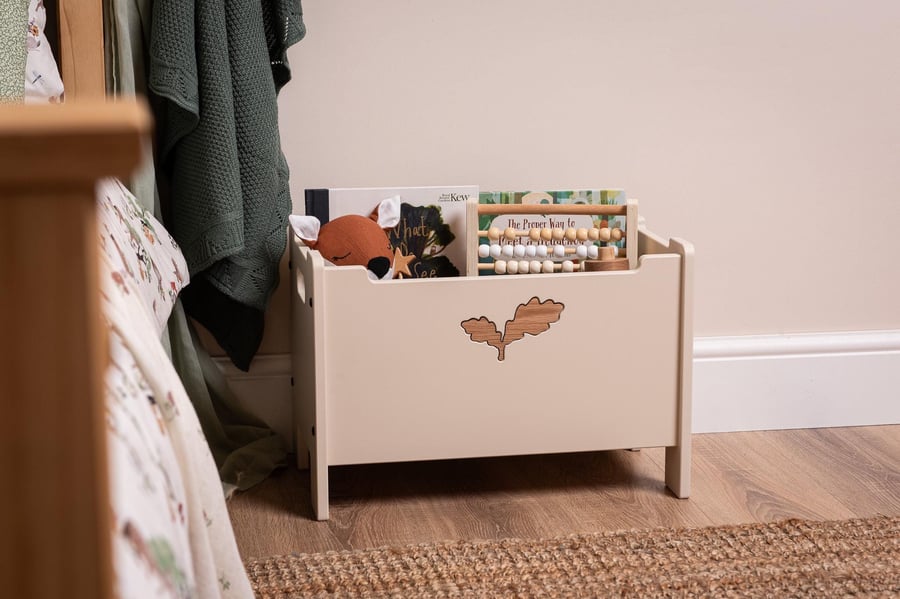 The Nestie Toy Rotation Toy Box - Light Clay. Toybox