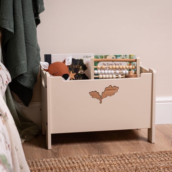The Nestie Toy Rotation Toy Box - Light Clay. Toybox