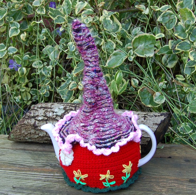 Seconds Sunday - tea cosy, Crochet Fantasy cott... - Folksy